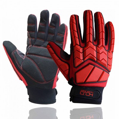 Handlandy High Performance Tpr Protection Construction Oilfield Heavy Duty Impact Mechanic Hand Working Safety Gloves